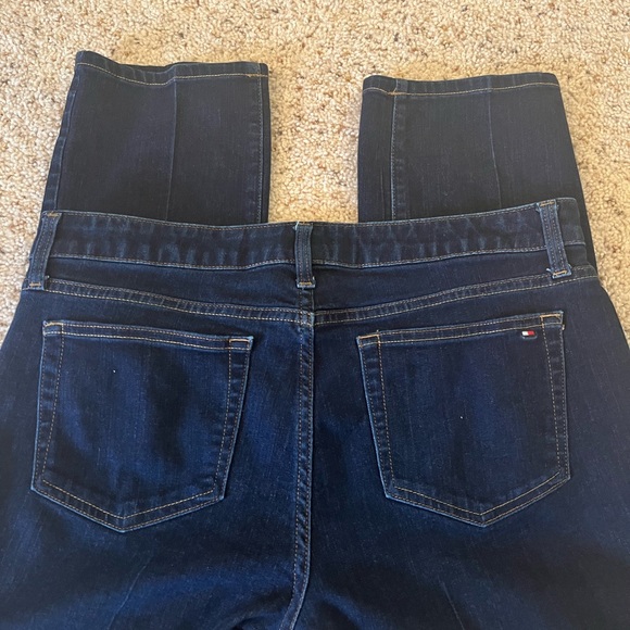 Tommy Hilfiger Crop Dark Wash Jeans - Picture 2 of 4